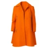 Elsbeth Tascioni Elsbeth S03 Carrie Preston Orange Wool Coat