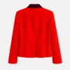 Emily In Paris Lily Collins Emily Cooper Red Blazer