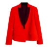 Emily In Paris S05 Lily Collins Emily Cooper Red Blazer