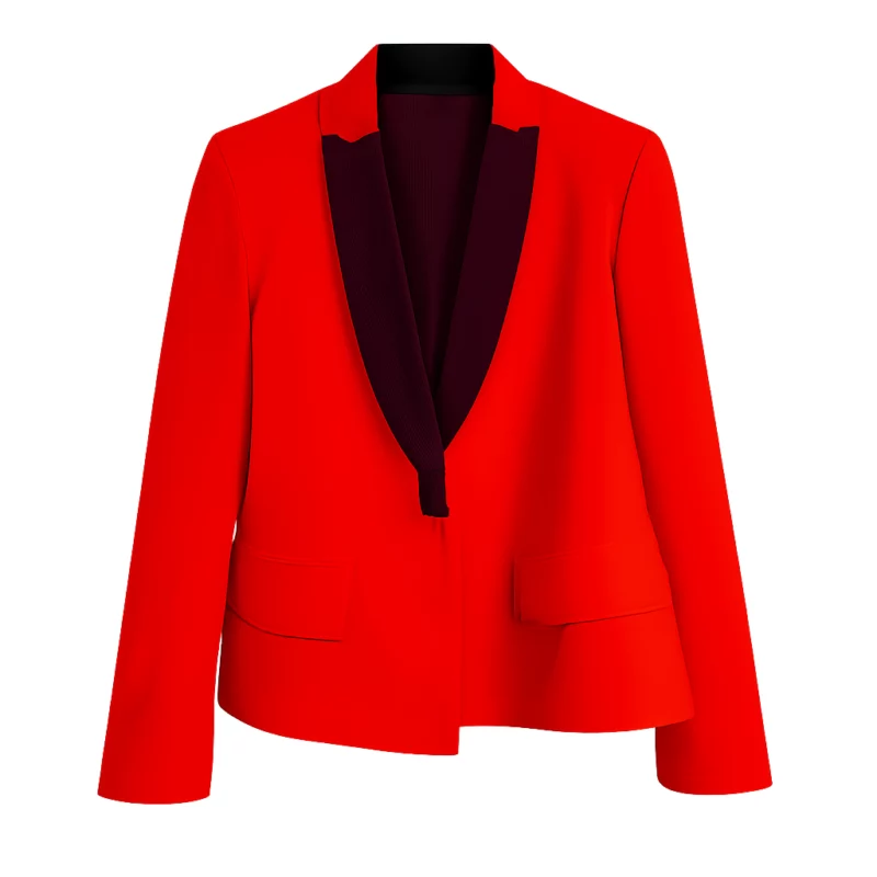 Emily In Paris S05 Lily Collins Emily Cooper Red Blazer
