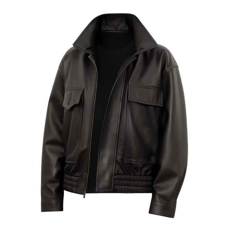 Empire State Building Taylor Momsen Black Leather
