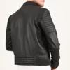 Finding Mr. Christmas Angel Garet Black Leather Jacket