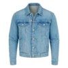 Finding Mr. Christmas Fisher Blue Denim Jacket