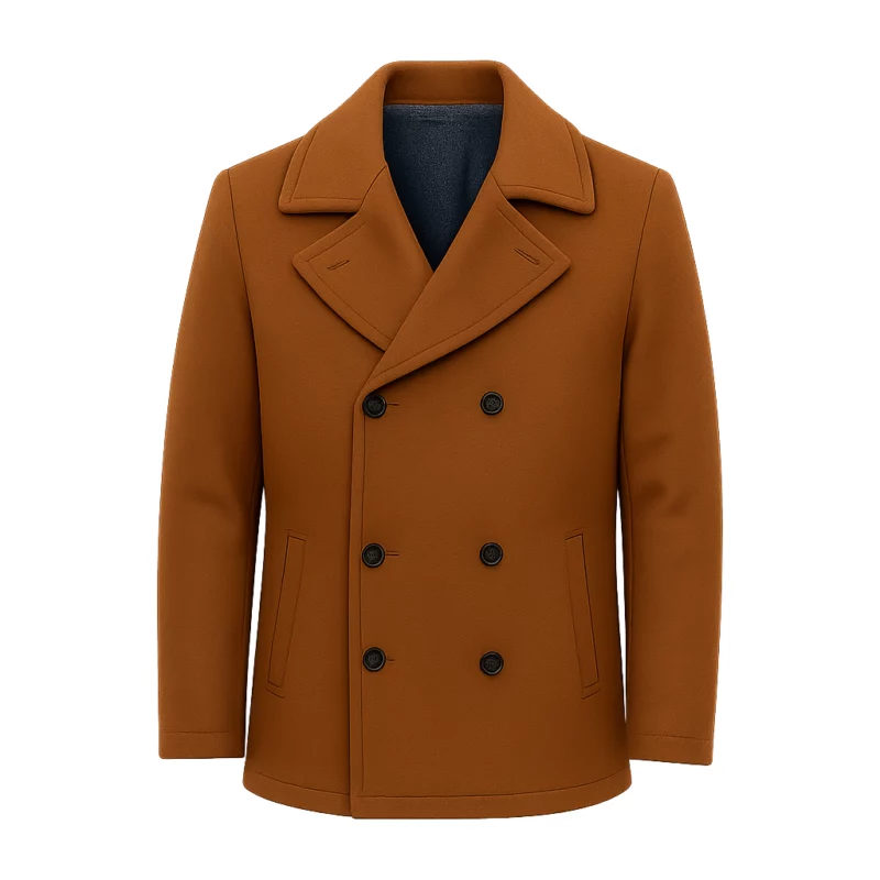 Finding Mr. Christmas Jonathan Bennett Brown Coat