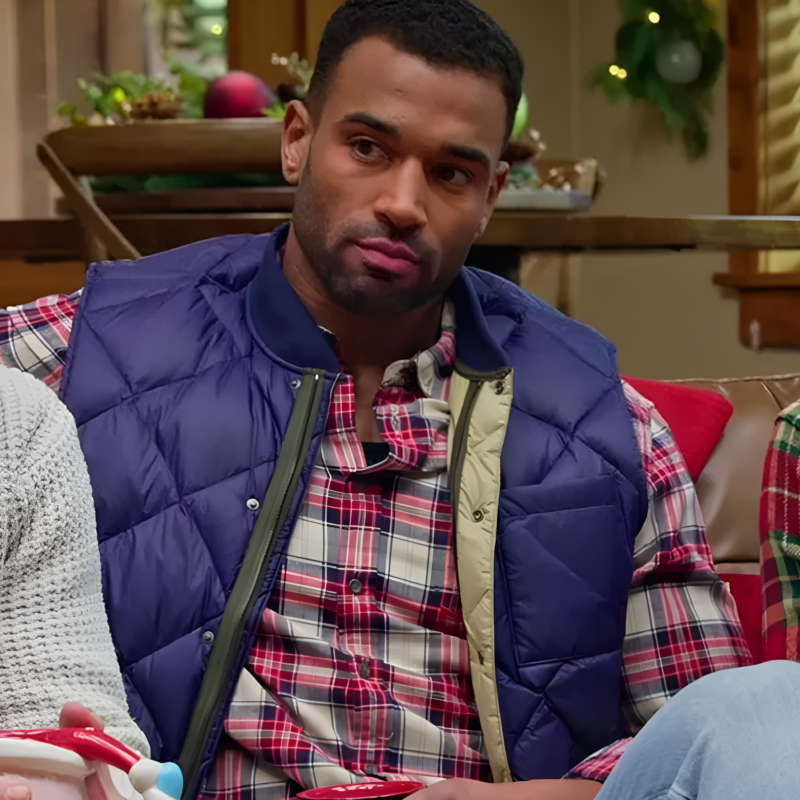 Finding Mr. Christmas Purple Quilted Vest