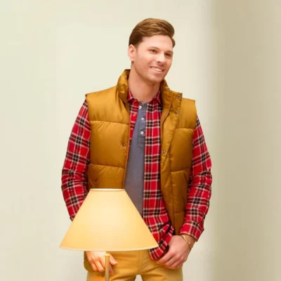 Finding Mr. Christmas S02 Craig Geoghan Brown Vest