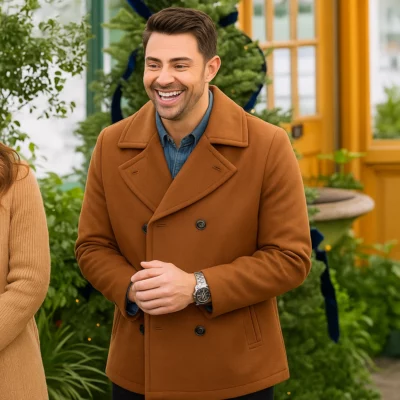Finding Mr. Christmas S02 Jonathan Bennett Coat