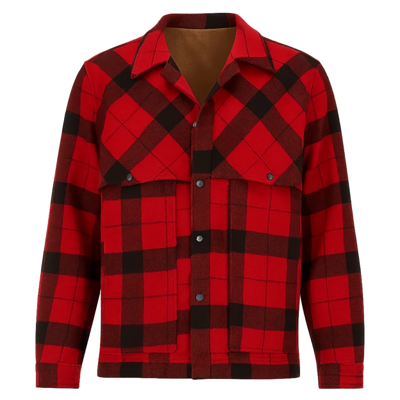 Finding Mr. Christmas S02 Jonathan Bennett Red Checked Jacket