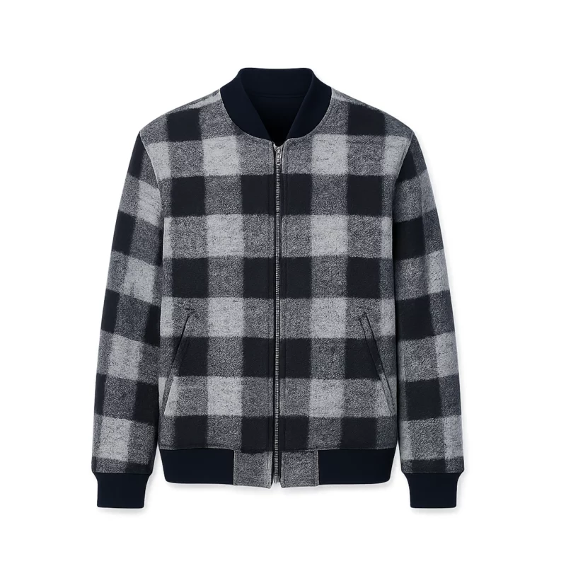 Finding Mr. Christmas S02 Jonathan Bennett Wool Plaid Jacket