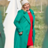 Finding Mr. Christmas S02 Melissa Peterman Coat