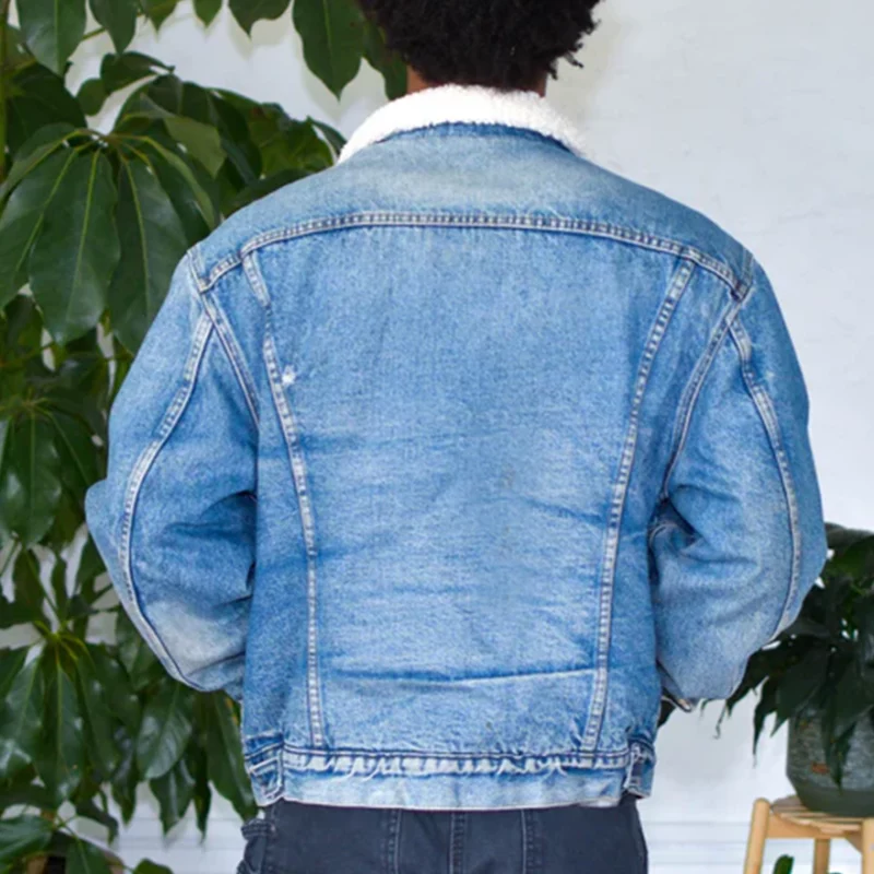 Finding Mr. Christmas S02 TV Show Blue Denim Jacket