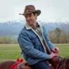 Finding Mr. Christmas S02 TV Show Robbie Simpson Blue Denim Jacket