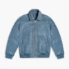 Finding Mr. Christmas TV Show Davey Fisher Blue Suede Jacket