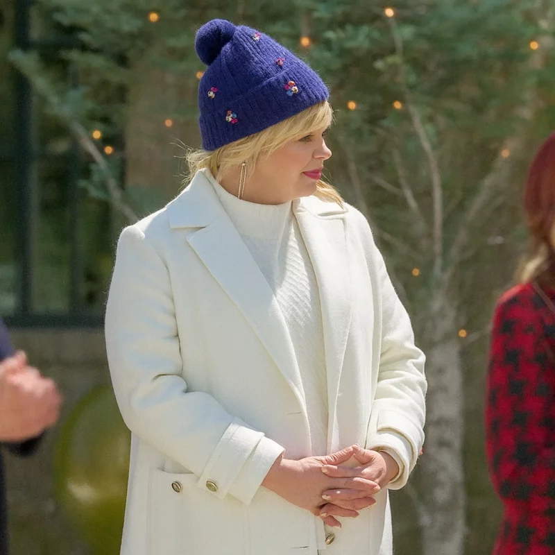 Finding Mr. Christmas TV Show Melissa Peterman White Coat