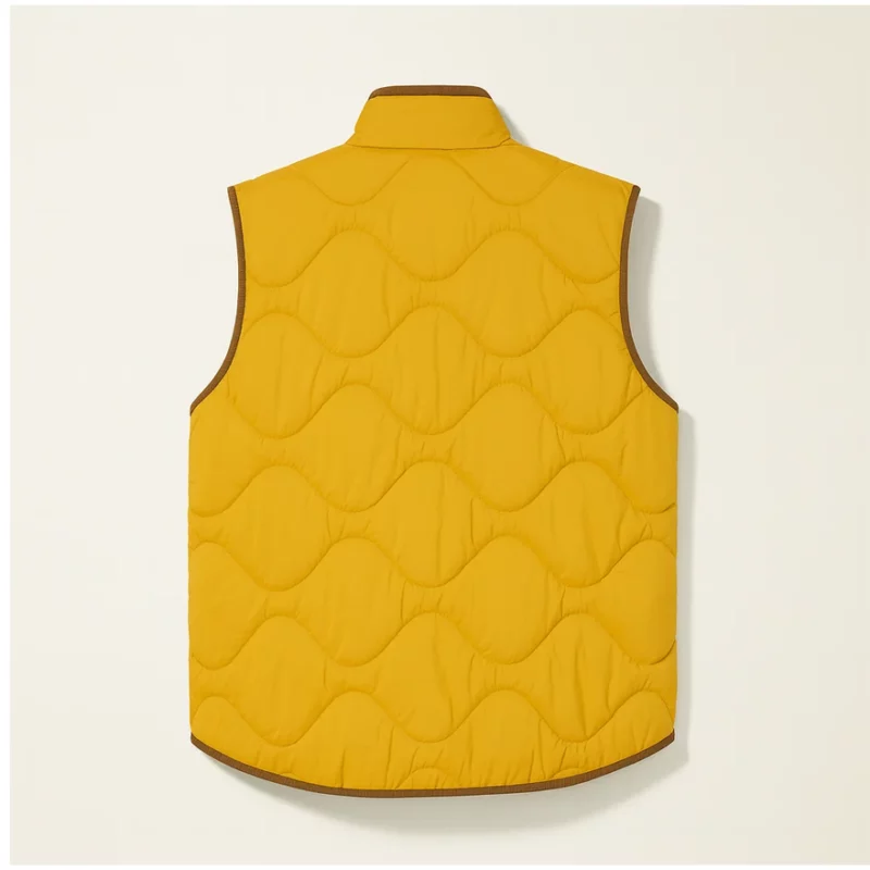 Finding Mr. Christmas Yellow Quilted Vest