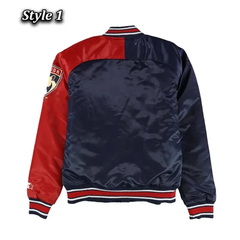 Florida Panthers Satin Bomber Jacket