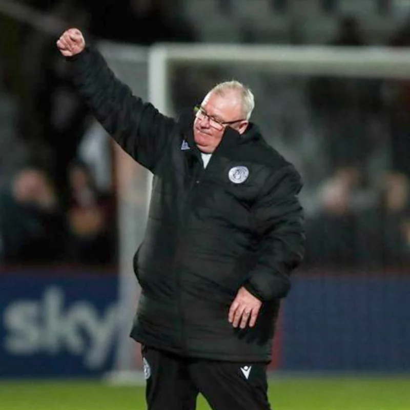 Football Steve Evans Black Jacket