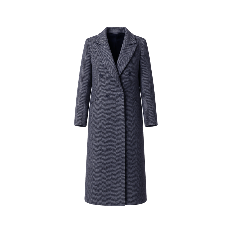 Front My Secret Santa Alexandra Breckenridge Grey Coat