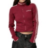 Gemma Daddy Issues S02 TV Series Aimee Lou Wood Red Track Jacket