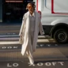 Global Studios Show 2025 Ashley Roberts White Trench Coat