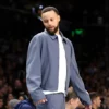 Golden State Warriors 2025 Stephen Curry Grey Zip-Up