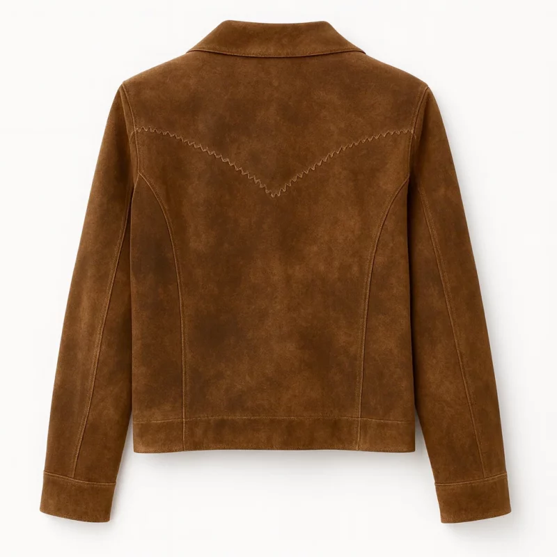 Happyâ€™s Place S02 Suede Leather Jacket