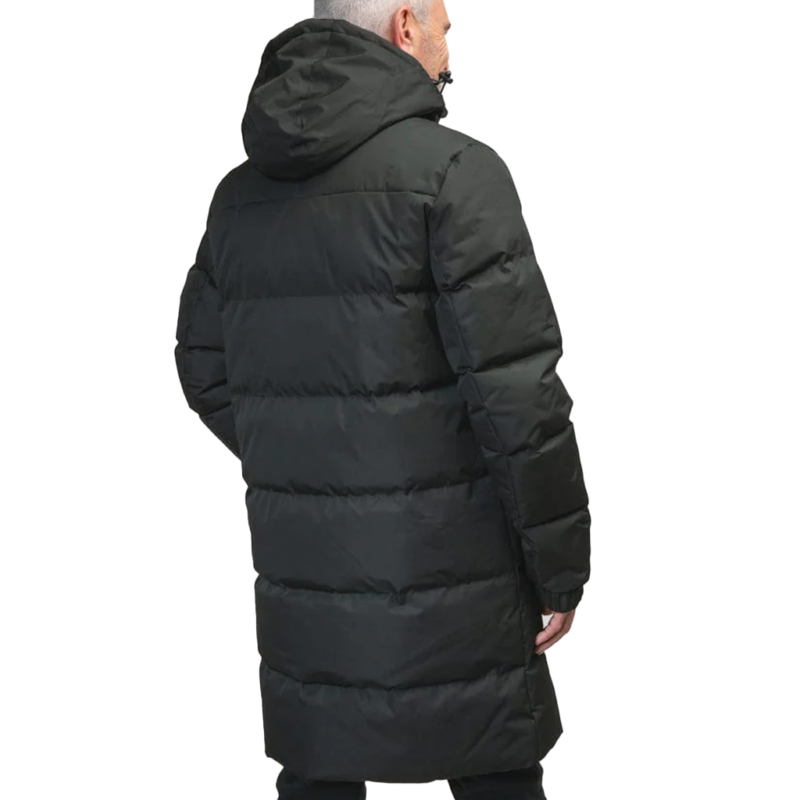 Head Coach Wilfried Black Puffer Coat