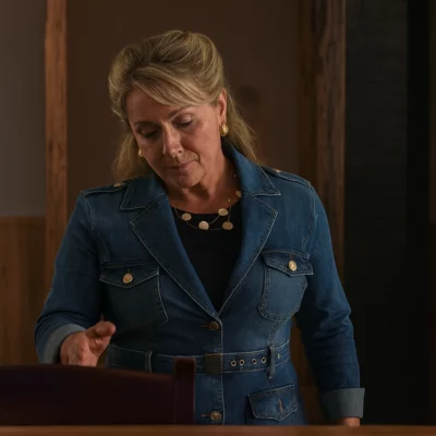 Heartland S19 Jessica Steen Denim Blazer