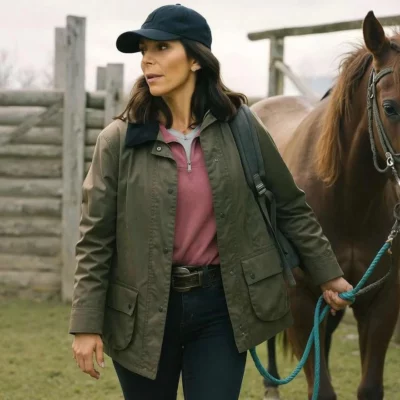 Heartland S19 Michelle Morgan Green Jacket