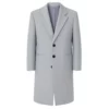 Here Comes The Flood Denzel Washington Grey Long Coat