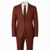 Here Comes The Flood Pattinson Maroon Blazer