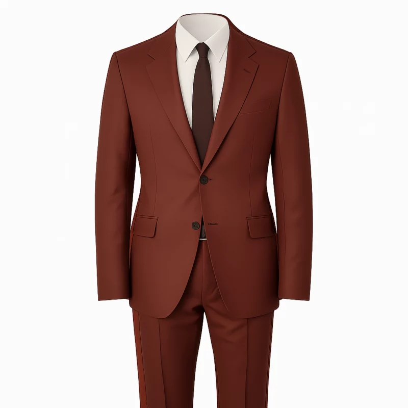 Here Comes The Flood Pattinson Maroon Blazer