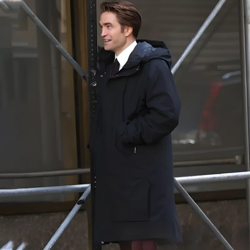 Here Comes The Flood Robert Pattinson Hooded Coat