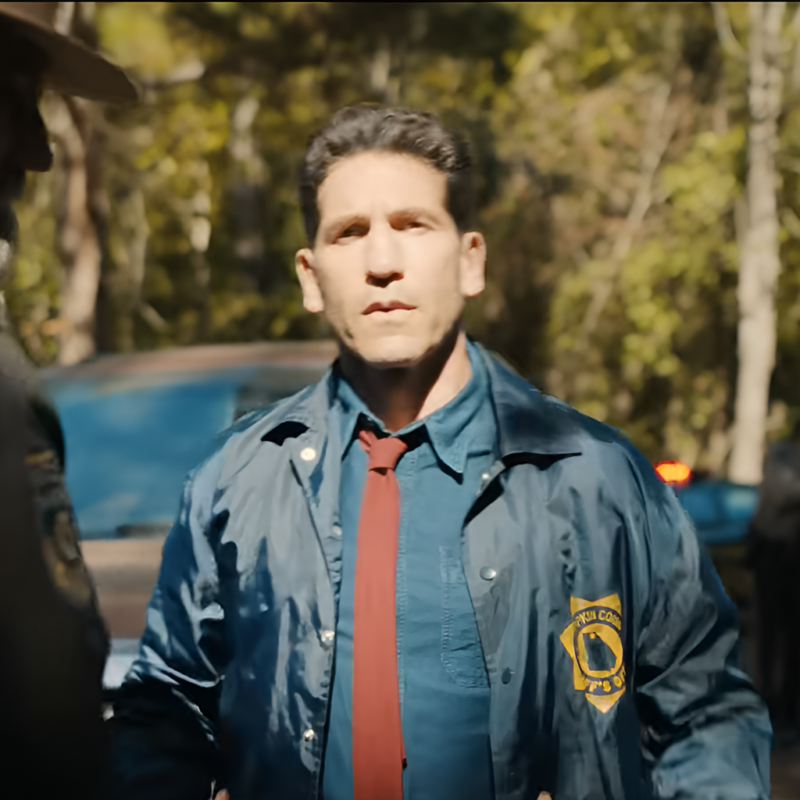 His and Hers Jack Harper Blue Jacket