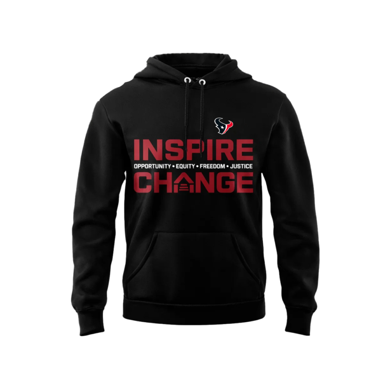 Houston Texans Inspire Change 2025 DeMeco Ryans Black Fleece Hoodie