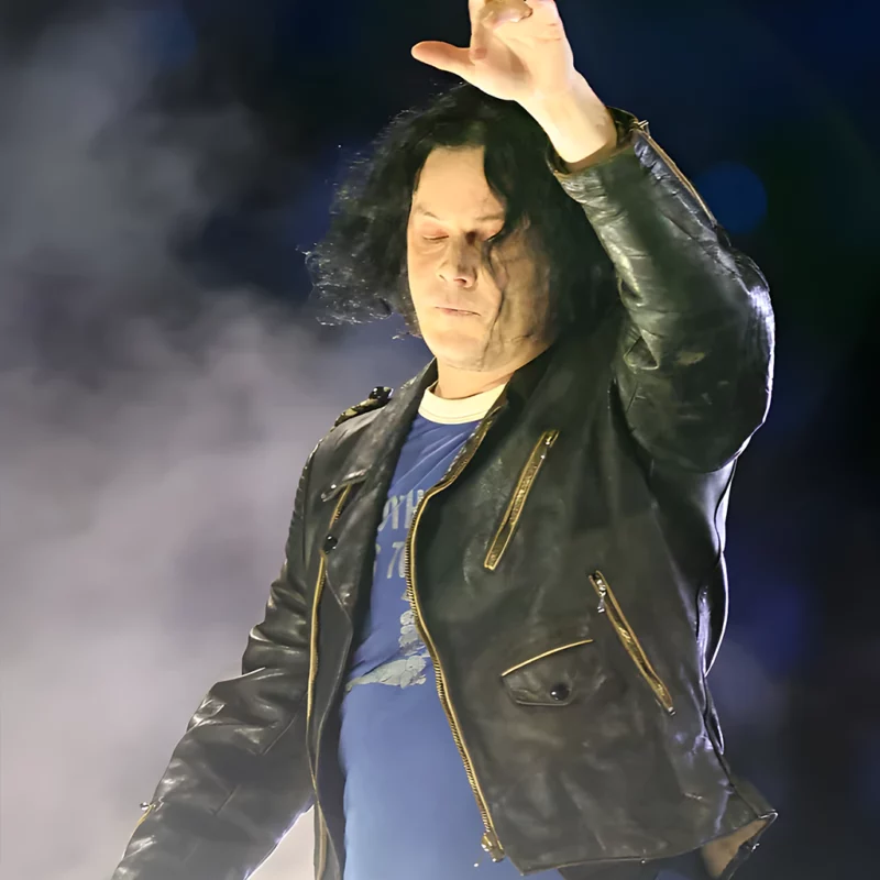 Jack White Thanksgiving Day Show Leather Jacket