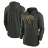 Jacksonville Jaguars Salute to Service 2025 Trevor Lawrence Green Hoodie