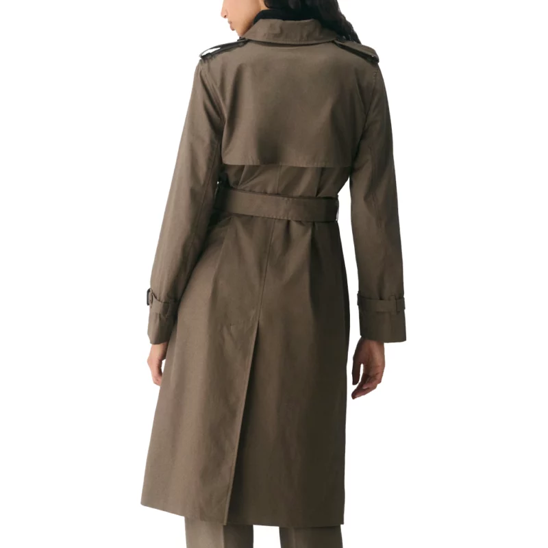 Jes Macallan Tracker Grey Trench Coat