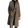 Jes Macallan Tracker S03 Detective Willa Simms Grey Trench Coat