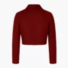 Jessica Morgan The Family Plan 2 Michelle Monaghan Cropped Red Jacket