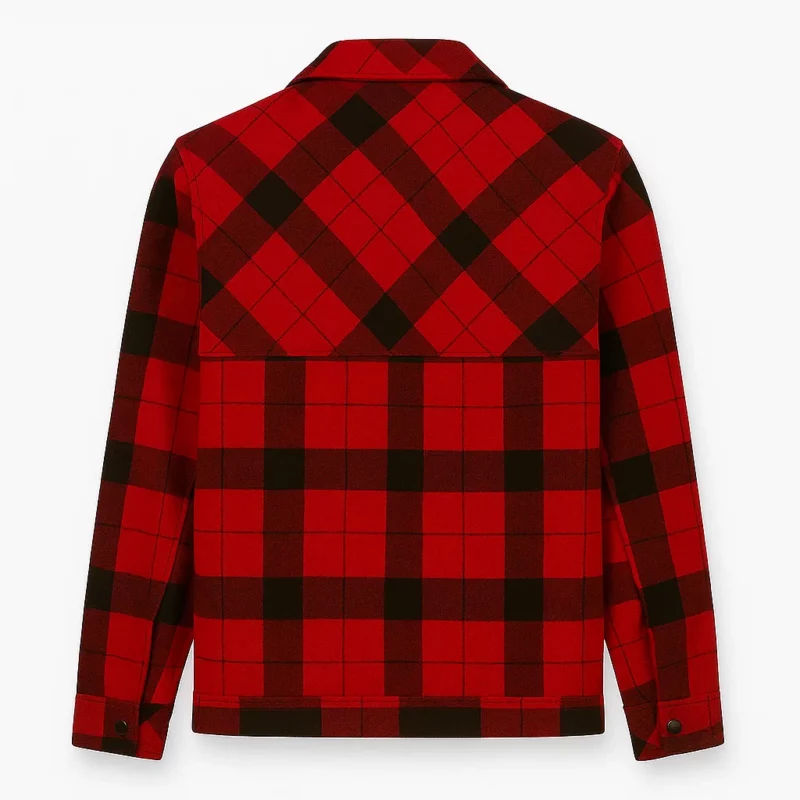 Jonathan Bennett Red Checked Jacket