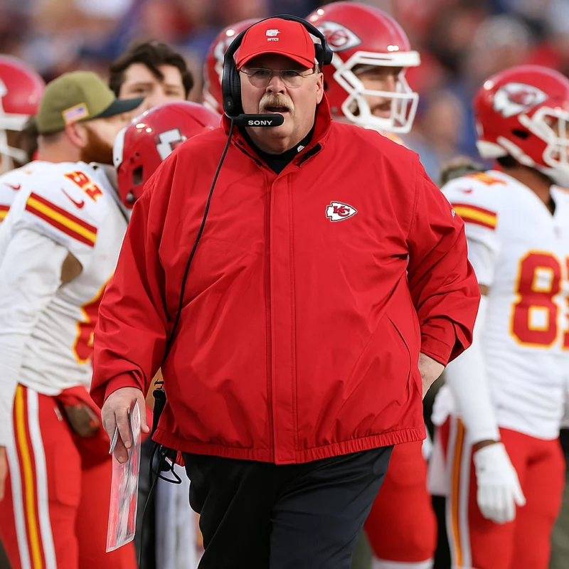 Kansas City Chiefs Andy Reid Red Jacket (2)