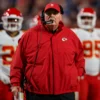 Kansas City Chiefs Coach Andy Reid Red