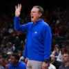 Kansas Jayhawks VS Arizona 2025 Coach Self Blue Jacket