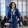 Kara Lawson Women Blue Jacket