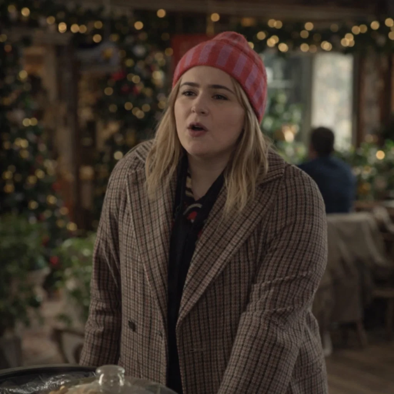 Kate The Twelve Dates 'Til Mae Whitman Plaid Coat