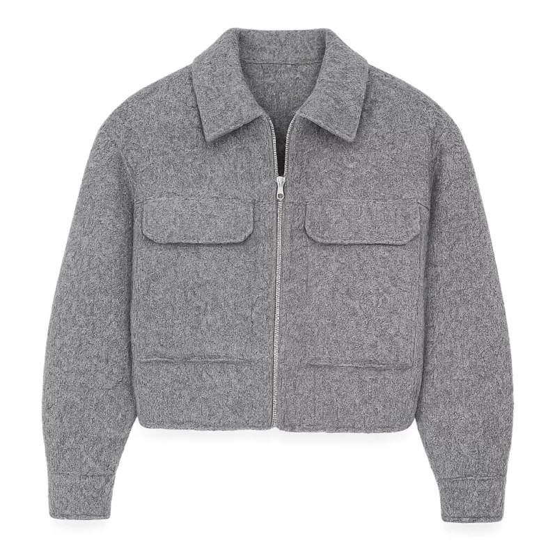 Kelli Giddish Law and Order SVU S27 Amanda Rollins Grey Jacket