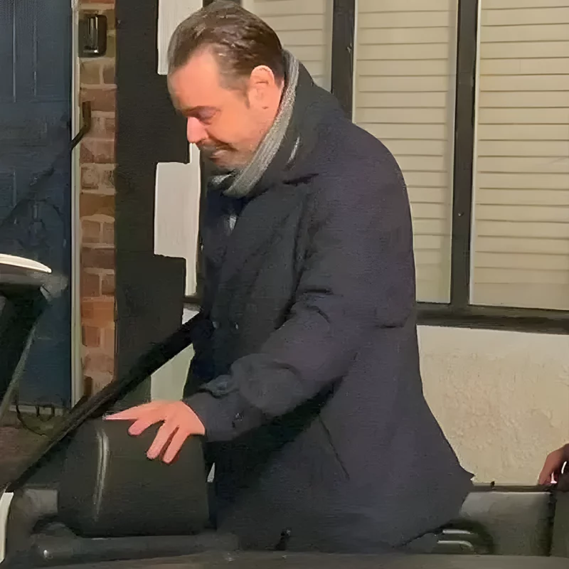 Kieran Tinsel Town 2025 Danny Dyer Coat