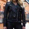 Killer Clown Girls Josephine Carstensen Erica Black Leather Jacket