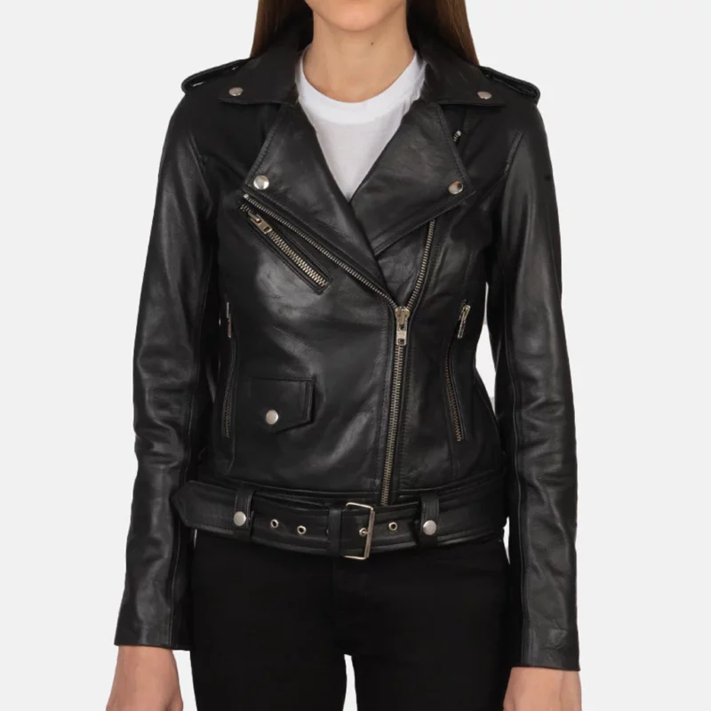 Killer Clown Girls Marieka Prom Daphne Black Leather Jacket